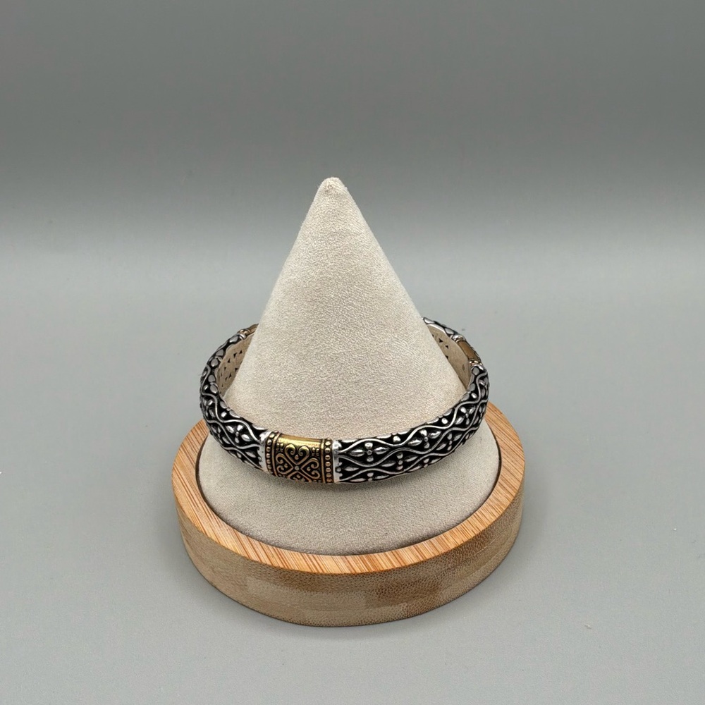 Gold and silver plated Brighton bangle